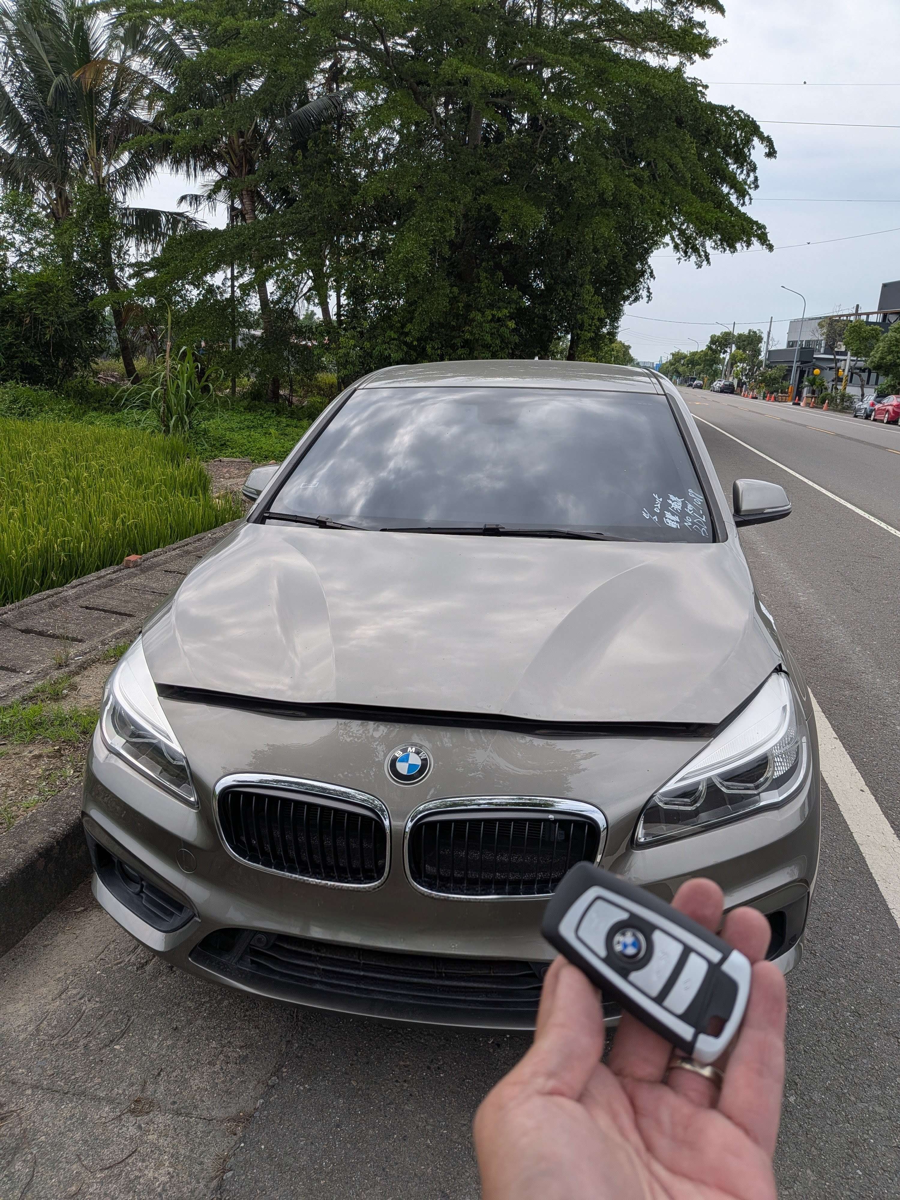雲林斗六 BMW 218D 鑰匙全丟處理完成案例
