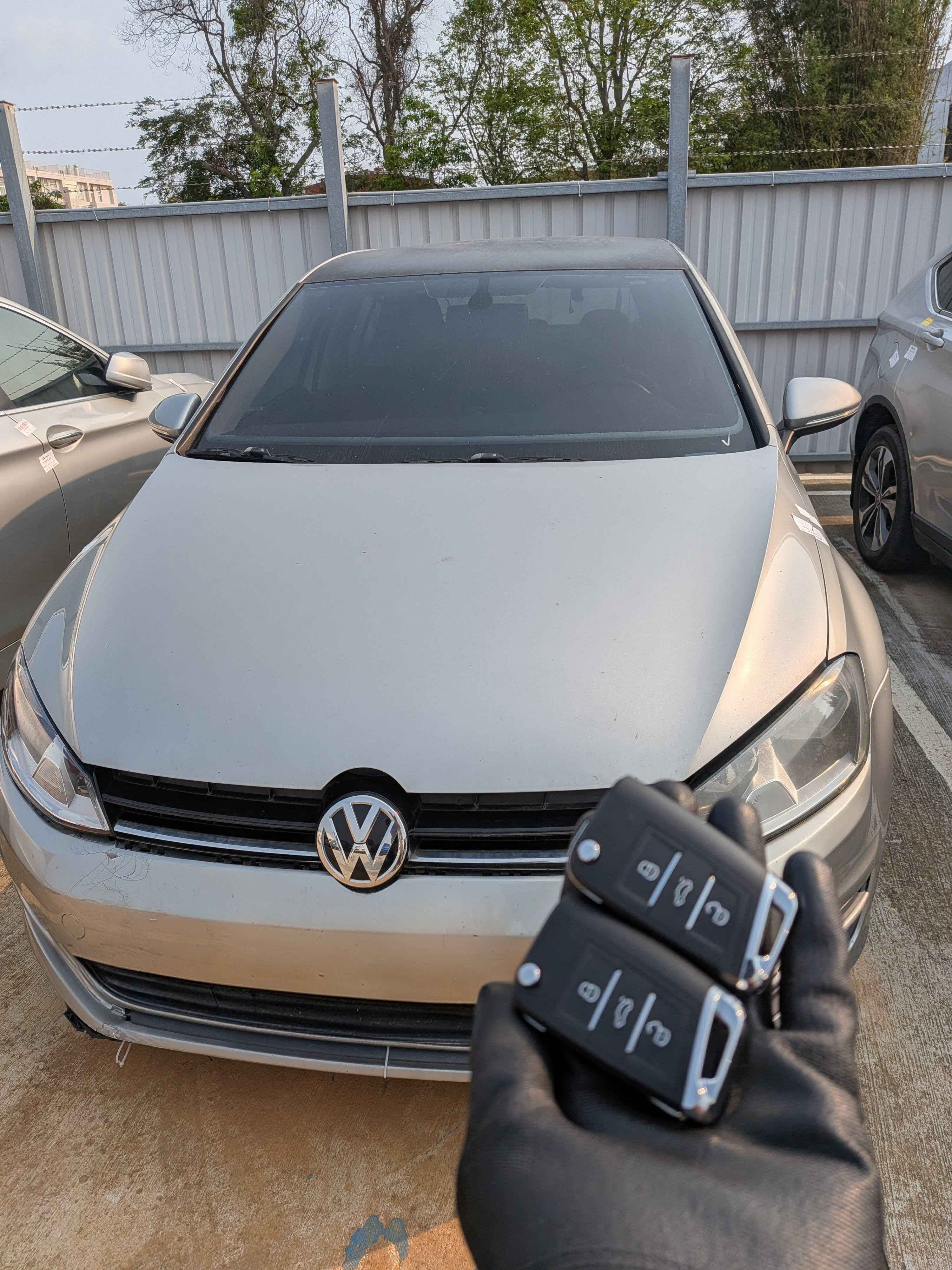 VW Golf 7 MQB 救援現場