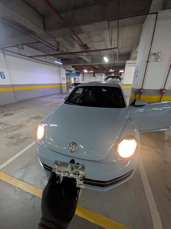 新北土城區 Volkswagen Beetle 鑰匙損壞