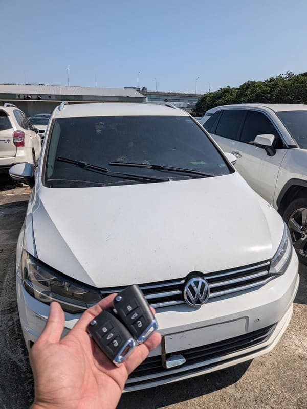 VW Sportsvan 汽車鑰匙完工實拍