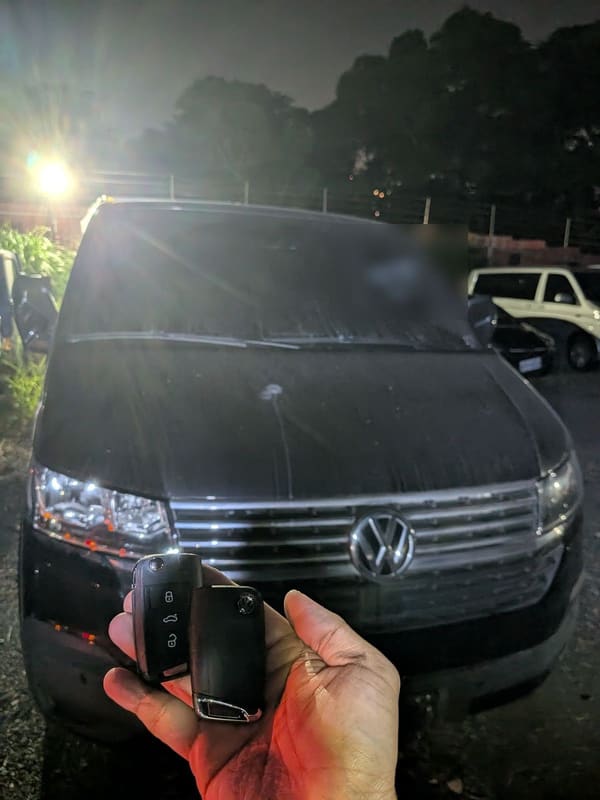 VW T6 汽車鑰匙完工實拍