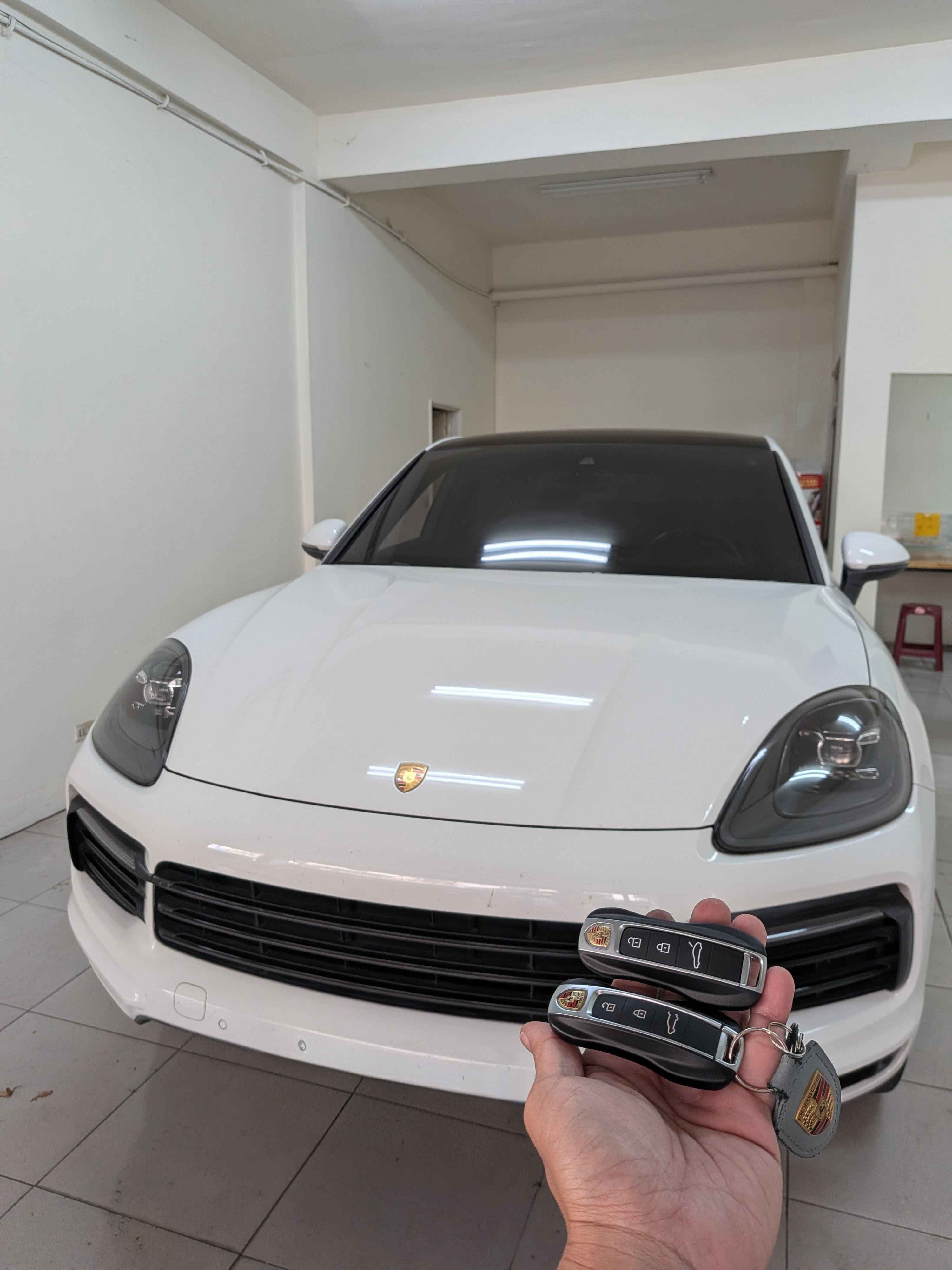 2018 Porsche Cayenne 智慧鑰匙新增現場