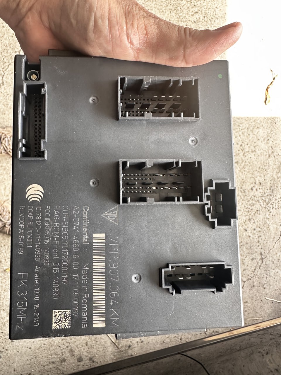 Porsche BCM 防盜電腦總成