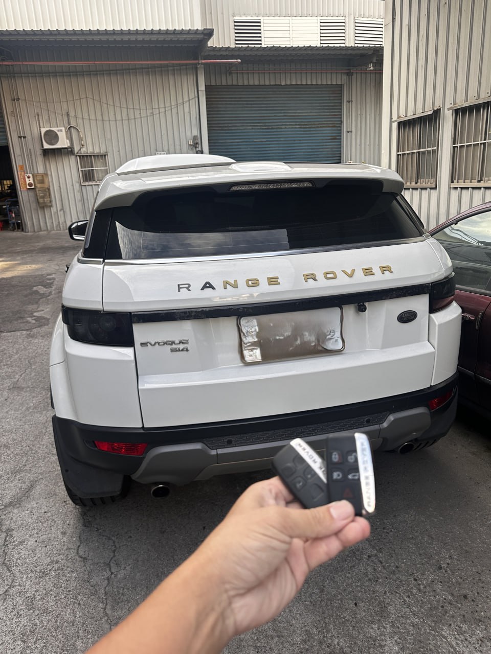 Range Rover Evoque 智慧鑰匙新增-台中龍井