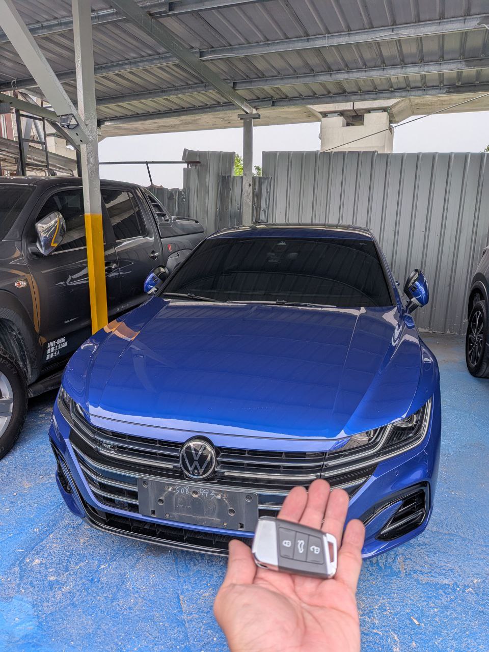 VW Arteon 智慧感應鑰匙新增 現場技術紀錄