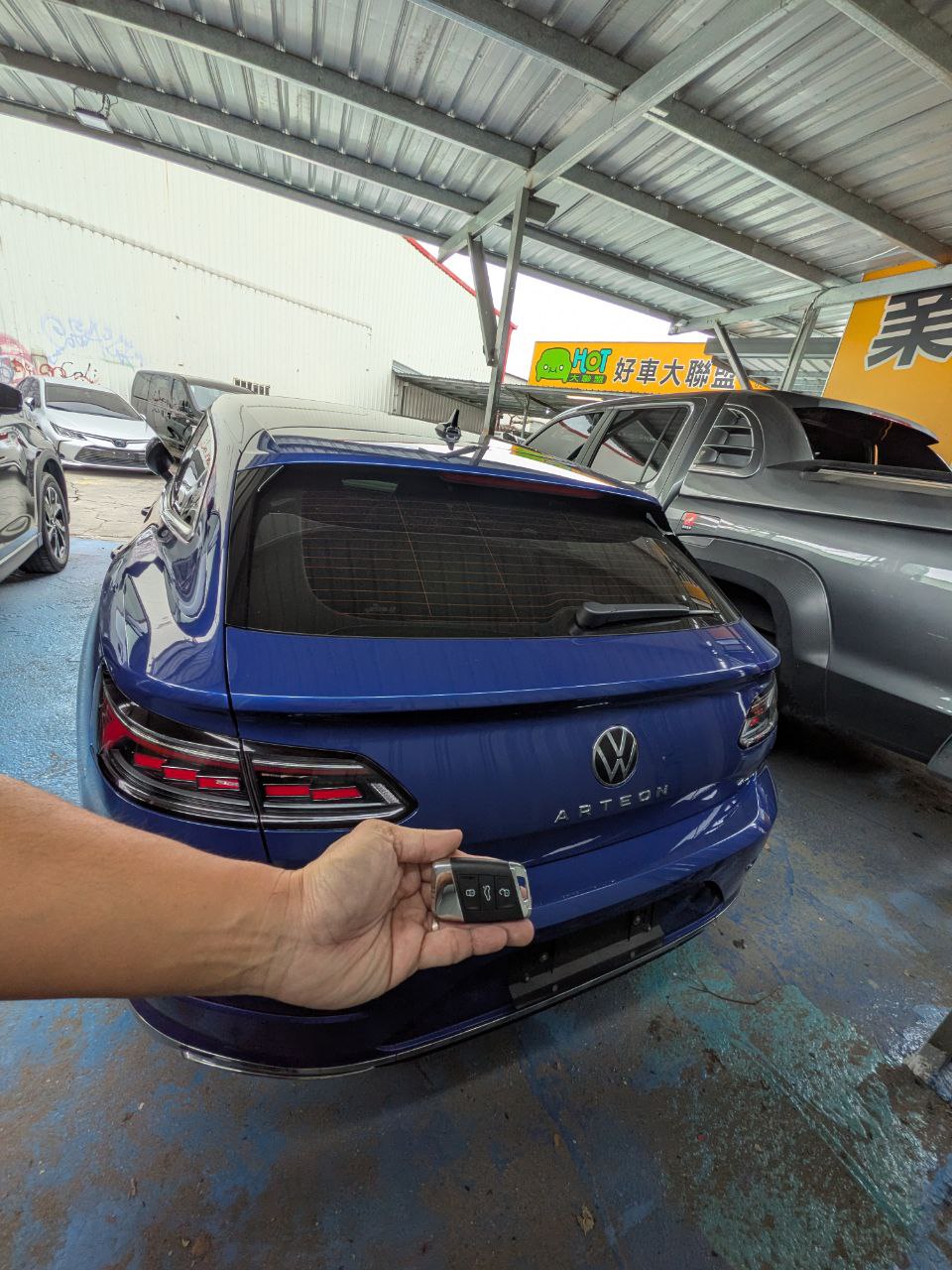 VW Arteon 智慧感應鑰匙新增 現場技術紀錄